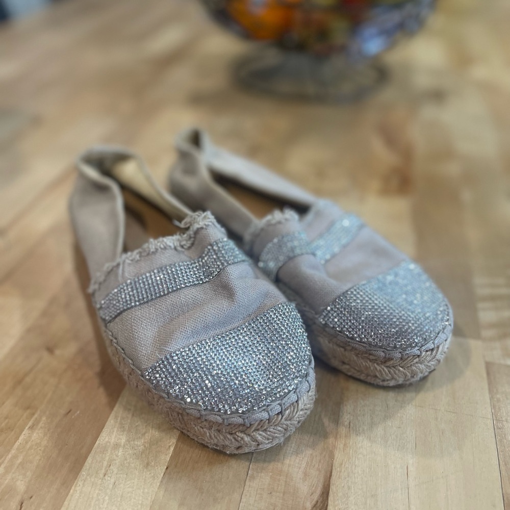 kendal & kylie rinestone espadrilles